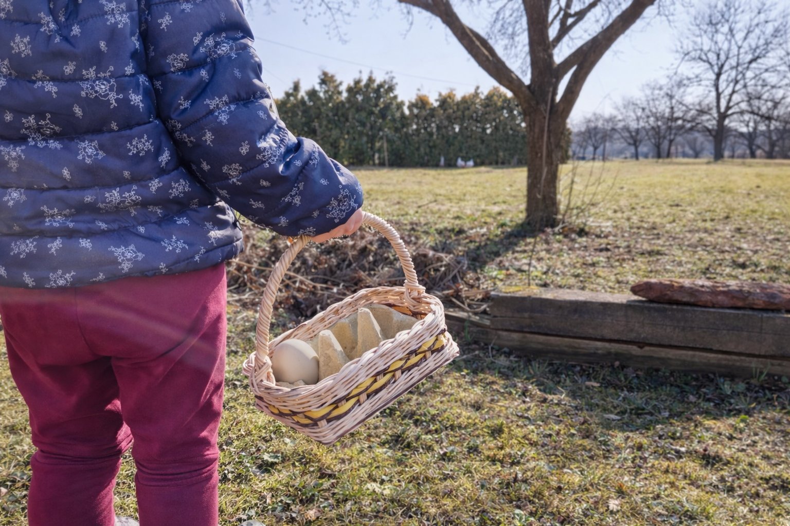 Košík na vajíčka, který děti ponesou s radostí