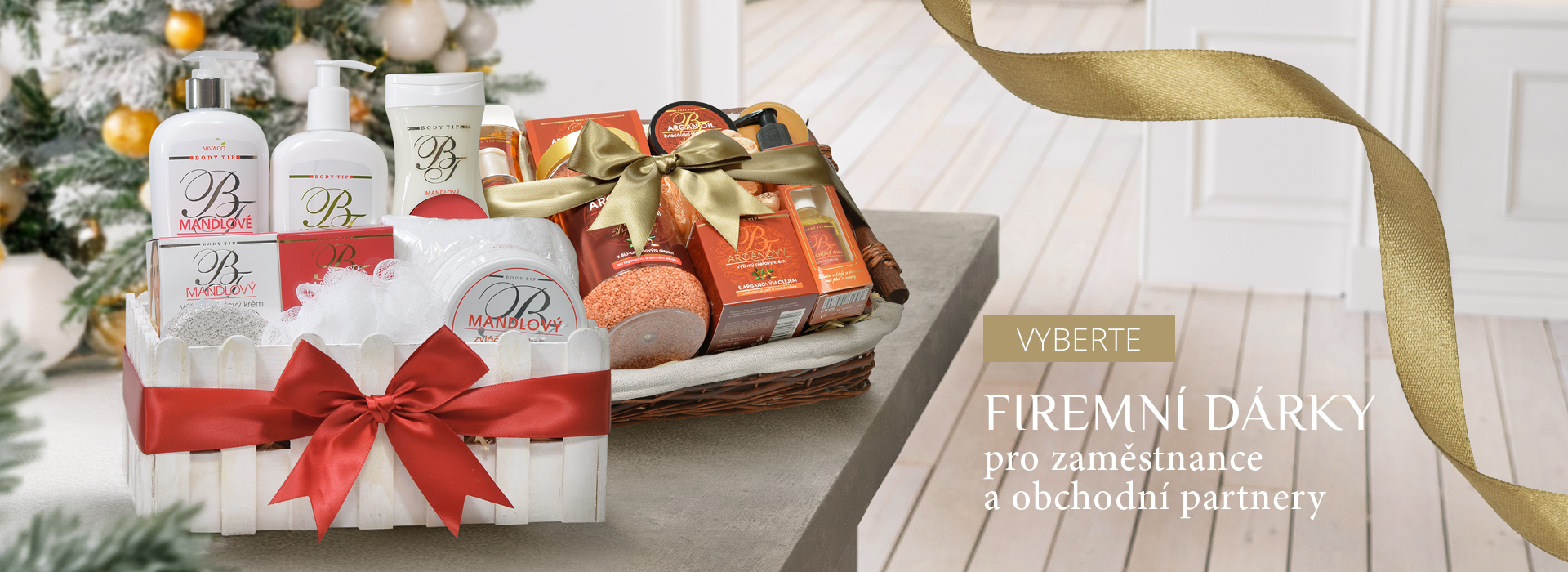 Dárkové koše pro firemní zákazníky