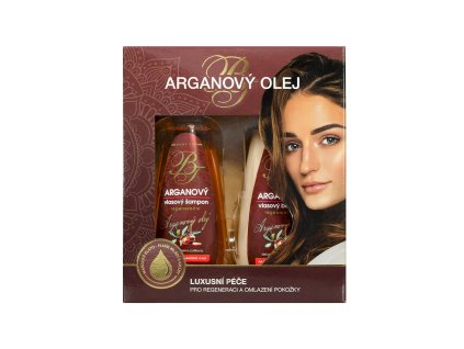 Dárková kazeta vlasové kosmetiky s arganovým olejem