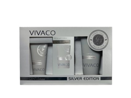 Dárková kazeta pro muže Gentleman Silver - péče o pleť & tělo