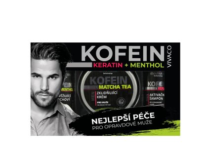 Dárková kazeta kosmetiky s kofeinem - osvěžení & zklidnění pleti