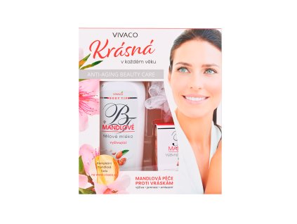 Dárková kazeta mandlové kosmetiky - péče o pleť & tělo