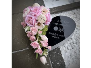 Srdce - jarní růžové