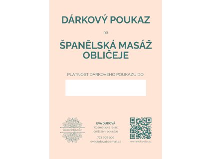 darkovy poukaz španělská masáž