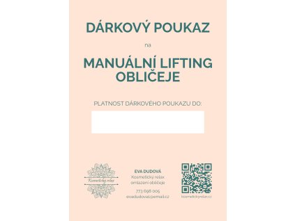 darkovy poukaz lifting