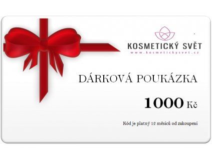dárková poukázka 1000