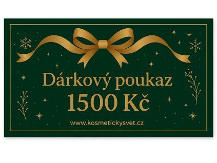 dárkový poukaz 1500