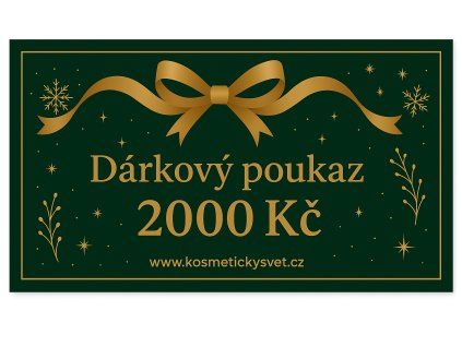 dárkový poukaz 2000
