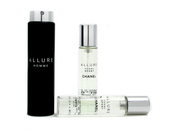 Chanel Allure Homme Sport toaletní voda pánská 3x20 ml twist spray  + vzorek CHANEL k objednávce zdarma