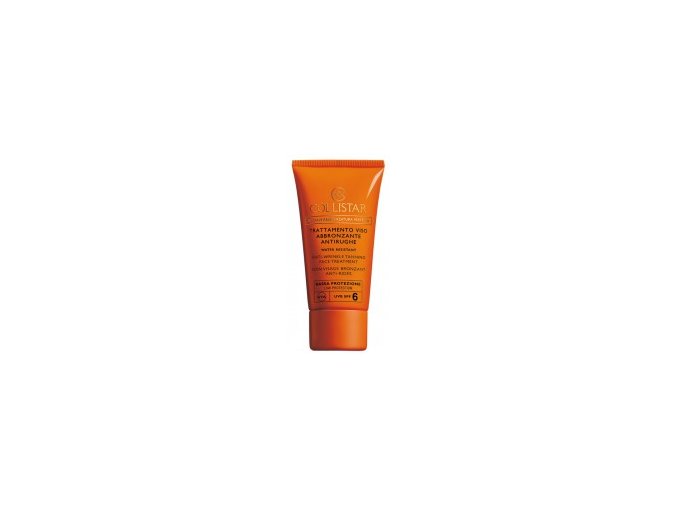 Collistar Anti Wrinkle Tanning Face Treatment SPF 6 50 ml  Opalovací krém na obličej proti vráskám