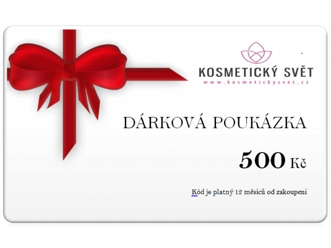 Dárková poukázka 500