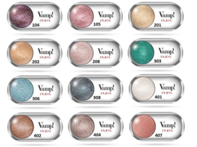 Pupa oční stíny Vamp! Wet&Dry 1g