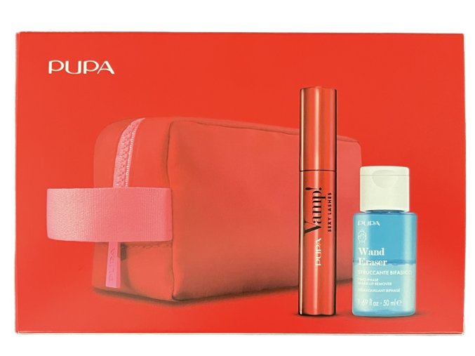 Pupa sada řasenka Mascara Vamp! Sexy Lashes 12 ml + Odličovač Wand Eraser 50 ml + kabelka  rok 2024