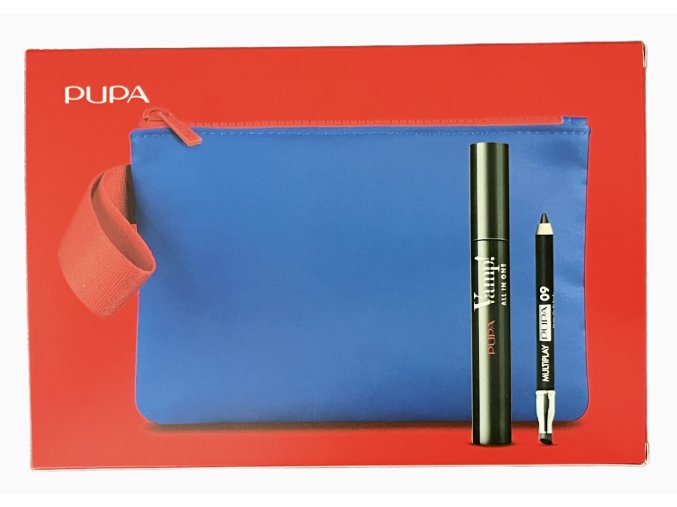 Pupa sada řasenka Mascara Vamp! All in One 9 ml + Tužka na oči pro trojí použití Multiplay 0,8g + kosmetická taštička  rok 2024