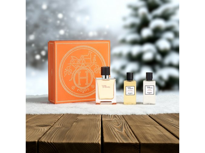 Hermes Terre D ́Hermes Dárková sada toaletní voda 50 ml + voda po holení 40 ml + sprchový gel 40 ml edited 1