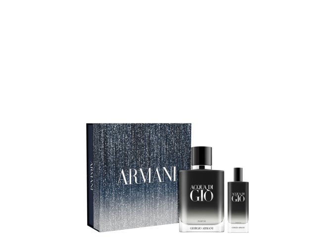 Giorgio Armani Acqua di Gio Parfum Pour Homme Dárková sada parfémovaná voda 100 ml + parfémovaná voda 15 ml  rok 2025