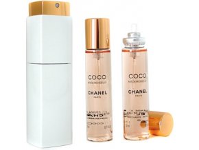 Chanel Coco Mademoiselle parfémovaná voda dámská 3x20 ml twist  plnitelný twist set + vzorek CHANEL k objednávce zdarma