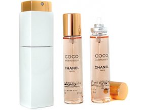 Chanel Coco Mademoiselle toaletní voda dámská 3x20 ml twist  plnitelný twist set