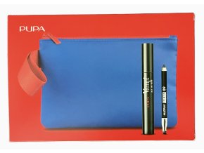 Pupa sada řasenka Mascara Vamp! All in One 9 ml + Tužka na oči pro trojí použití Multiplay 0,8g + kosmetická taštička  rok 2024
