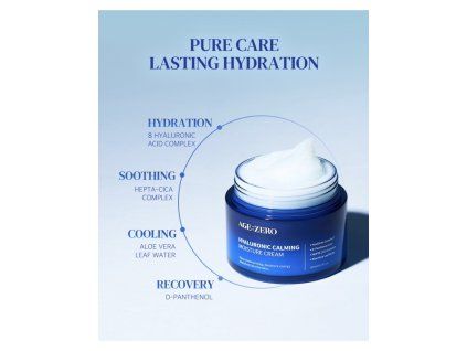 agezero hyaluronic calming moisture cream 200 ml (1)
