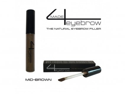 476 made4eyebrow vierkant metlogo mid brown