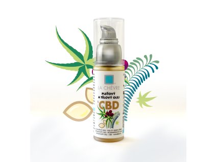 Pleťový a tělový olej s CBD 30g