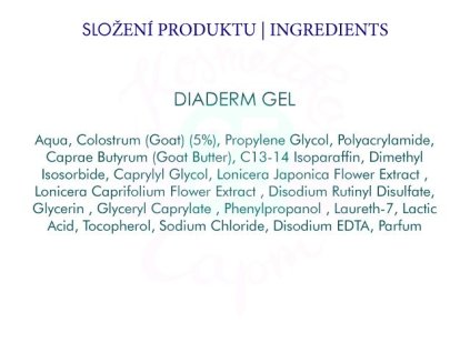 INCI DIADERM GEL
