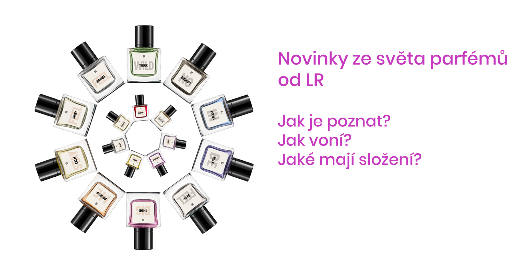 Nové LR parfémy - najděte náhradu za svou oblíbenou vůni