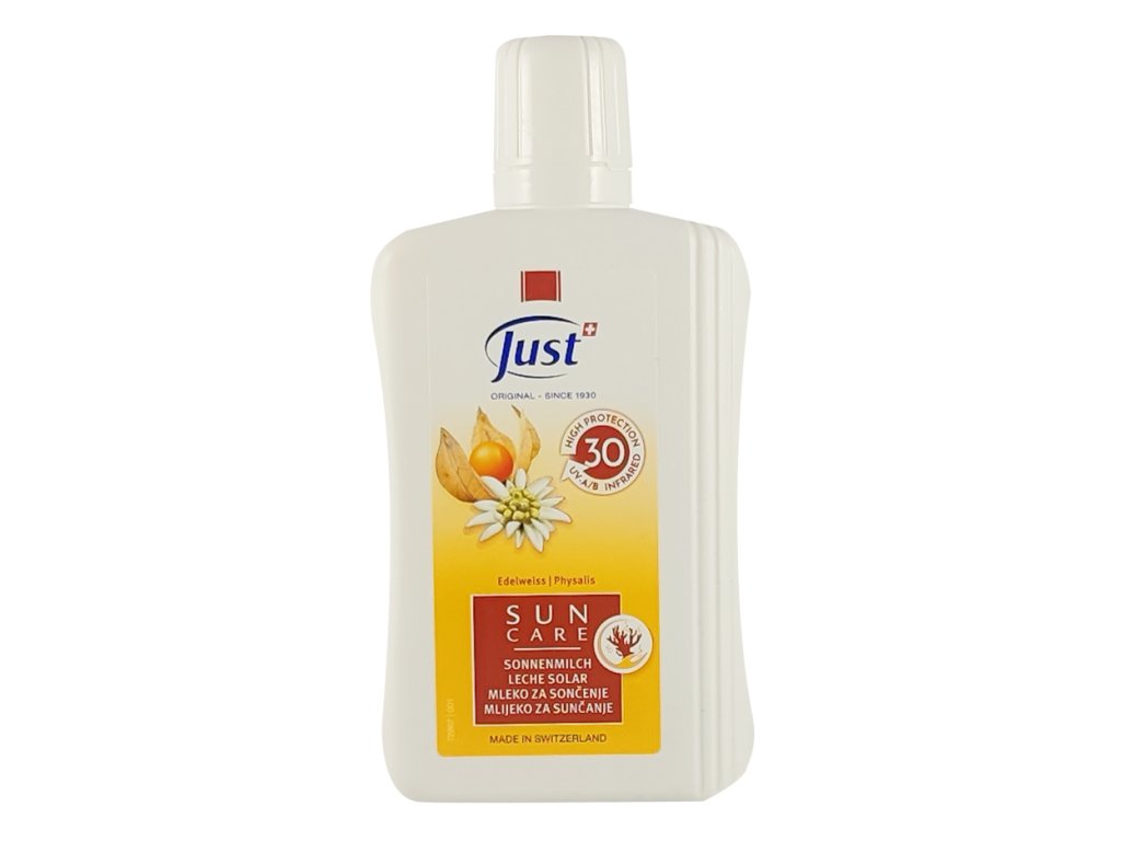 JUST Opalovací mléko SPF 30 – 250 ml
