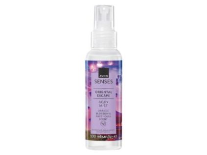 Avon Senses Oriental Escape tělový sprej s vůní květů pomerančovníku a pačuli 100ml