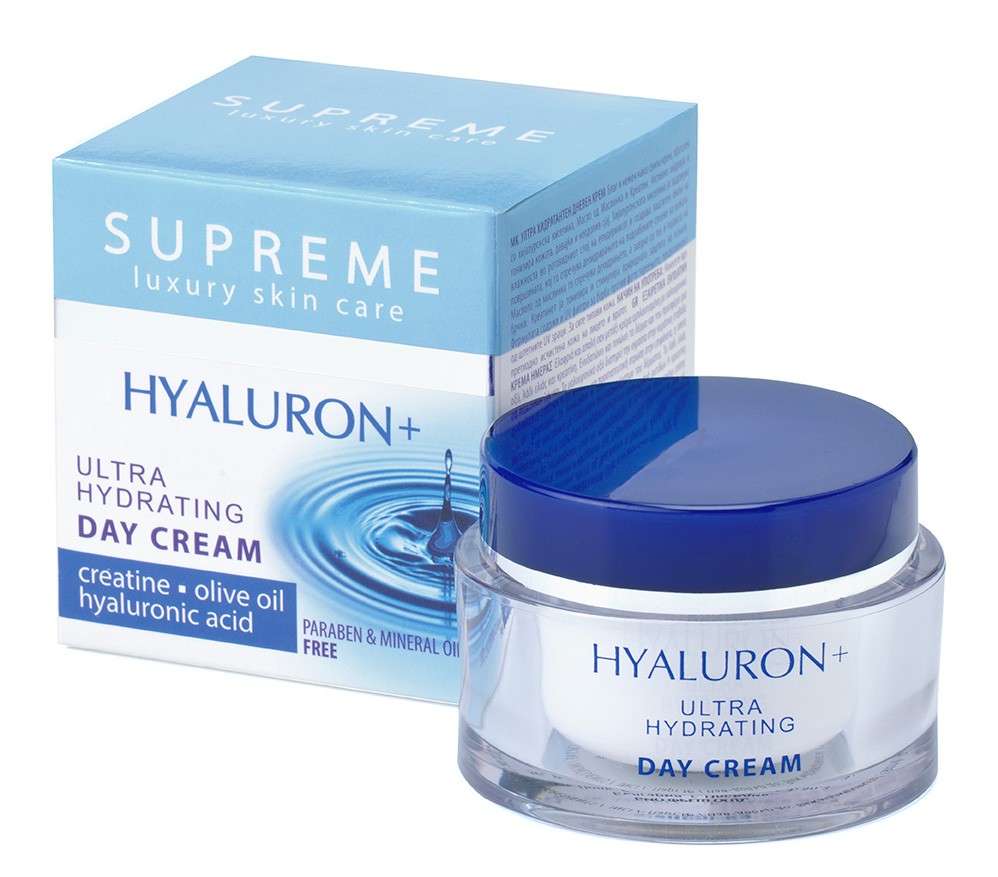 SUPREME hydratační denní krém s kyselinou hyaluronovou 50 ml