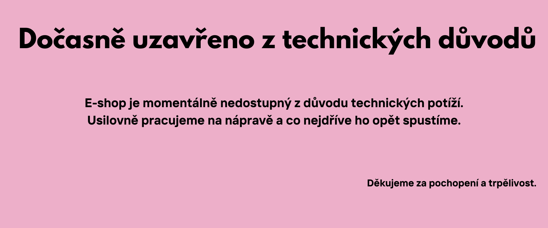 Technické problémy