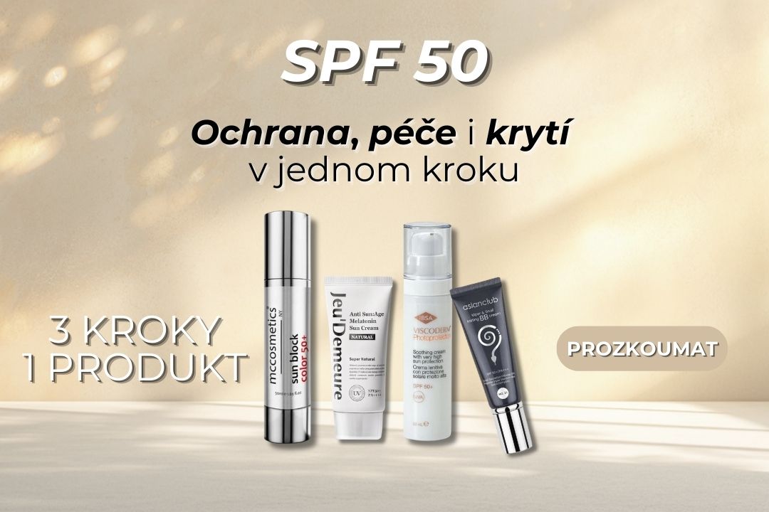 Krytí, péče a SPF 50 | Kosmetikomat