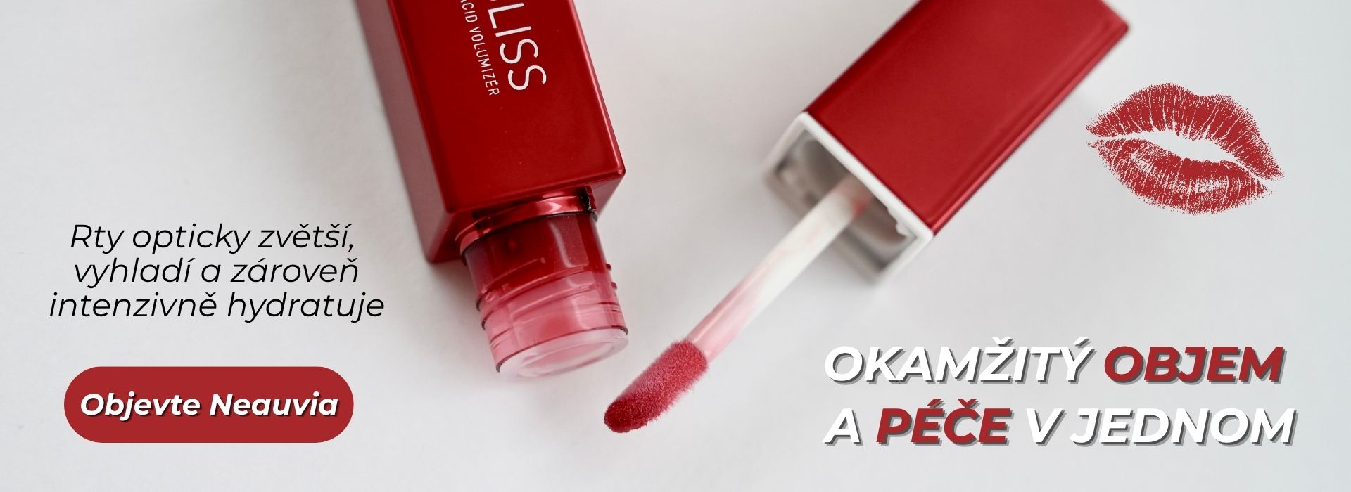 Pečující lesk pro objem rtů | Kosmetikomat