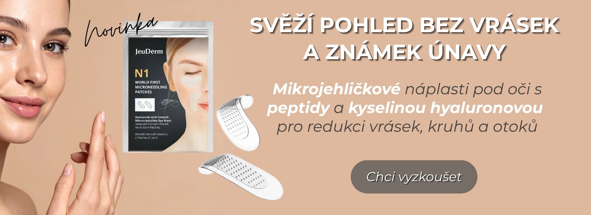 Mikrojehličkové náplasti pod oči | Kosmetikomat
