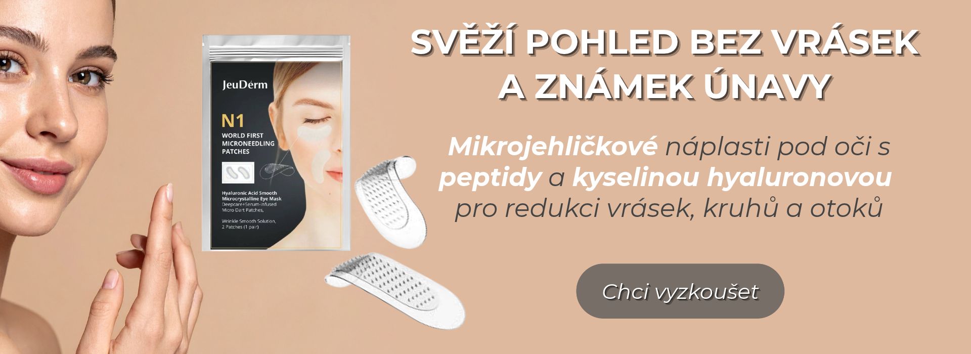 Mikrojehličkové náplasti pod oči | Kosmetikomat