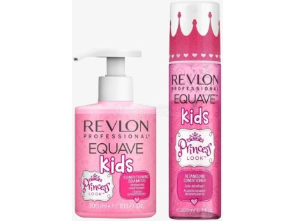 Dětský dvoufázový set šampon a kondicionér 2v1 - KIDS Princess - EQUAVE - 2v1 - 300ml  – jemná péče pro dětské vlasy 2v1