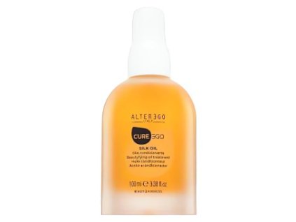 Vyhlazující olej pro suché a krepaté vlasy- Curego silk oil- AlterEgo - 50ml  Vyhlazující olej pro suché a krepaté vlasy – hedvábný lesk a okamžitá jemnost