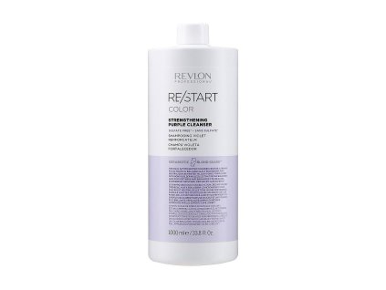 Jemný fialový šampon pro blond a odbarvené vlasy-RE/START-Color-Revlon Professional-1000ml  „Jemný fialový šampon – RE/START Color“