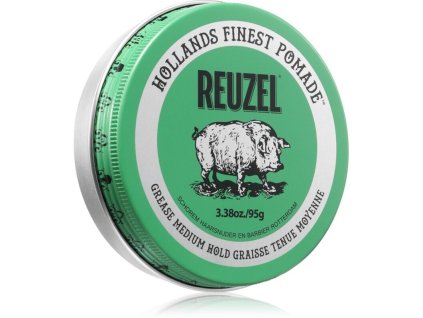 reuzel green grease medium hold pomade 95 g
