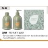 Vánoční balíček - Curly - Pro vlnité vlasy (Šampon – 300 ml ,  Maska – 300 ml , Taška s kožešinou, box) - AlterEgo  – Péče a definice pro vlnité vlasy