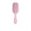 leaf hairbrush pink