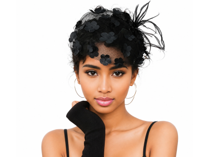 Fascinator s kytkama
