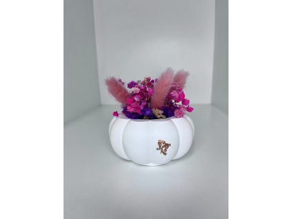 Dekorace se sušenými květy