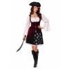 Piratka bordo bez opasku