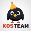 Kosteam logo ctverec bile