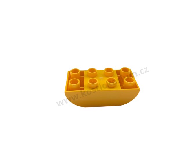 Lego® Duplo® Kostka 2x4 zaoblená zespod žlutá