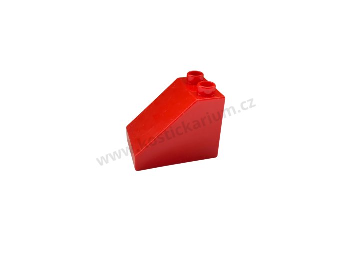 Lego® Duplo® Kostka 3x2x2 šikmá, střecha červená
