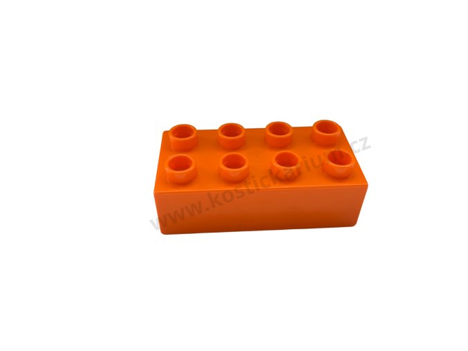 Lego® Duplo® Kostka 2x4 oranžová
