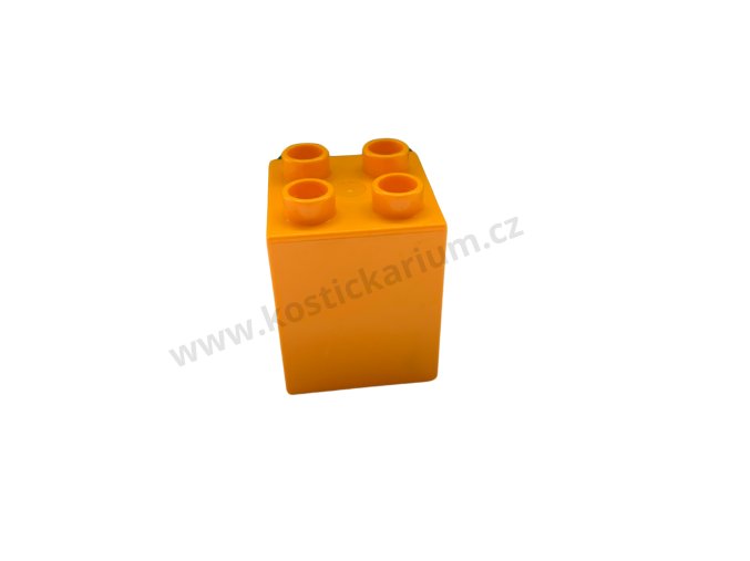 Lego® Duplo® Kostka 2x2x2 světle oranžová